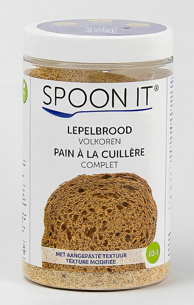 Spoon It - Lepelbrood Volkoren - Droog - 10-2 - Schudbeker - 140 g