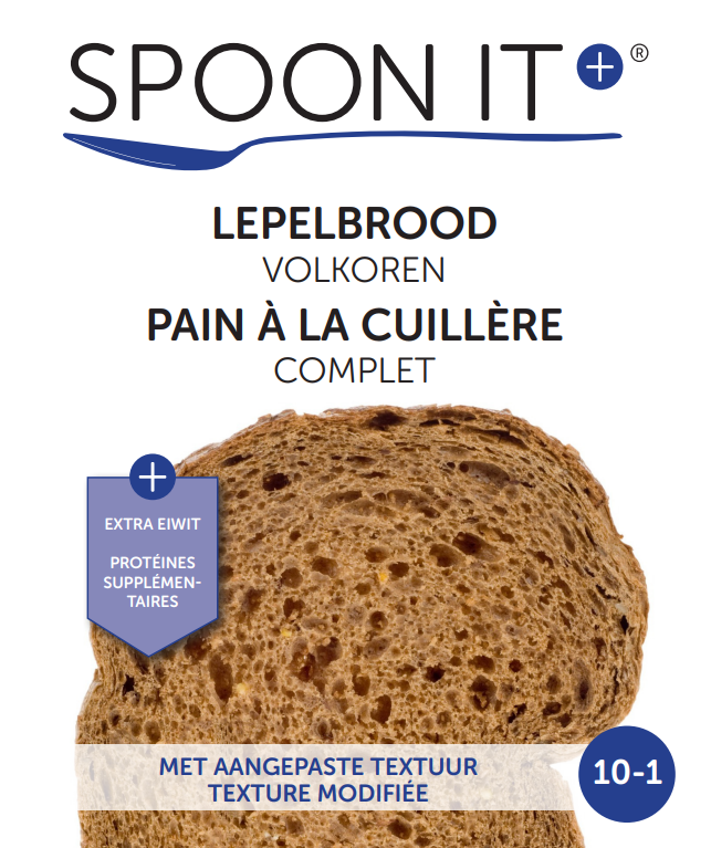 Spoon It+ - Pain à la cuillère complet avec protéines supplémentaires - Sec - 10-1 - Shaker - 140 g