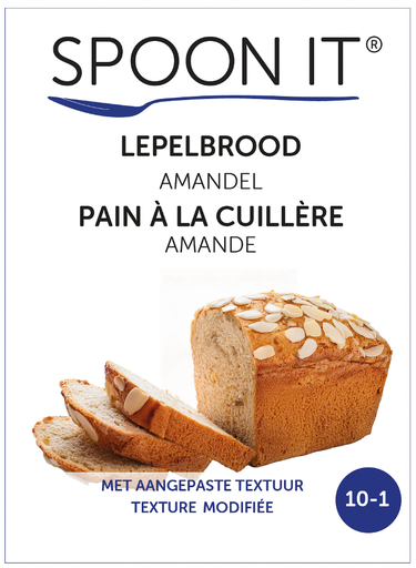 [SPO-AMA-DRG-101-B140] Spoon It - Lepelbrood Amandel - Droog - 10-1 - Schudbeker - 140g