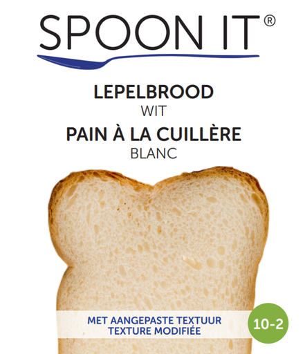 [SPO-BRW-DRG-102-B140] Spoon It - Lepelbrood Wit - Droog - 10-2 - Schudbeker - 140 g